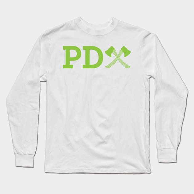 PD Axe Stand Alone Long Sleeve T-Shirt by msharris22